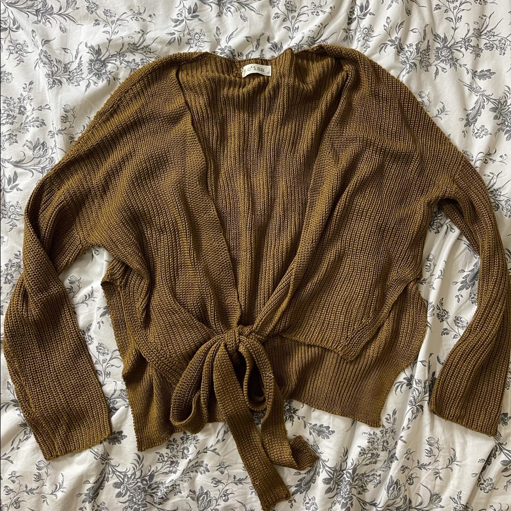 Gold cardigan